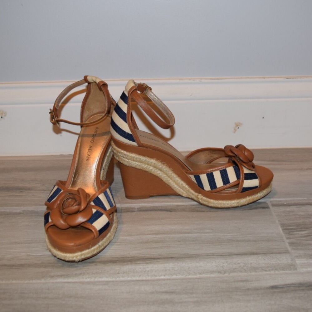 Striped Heels